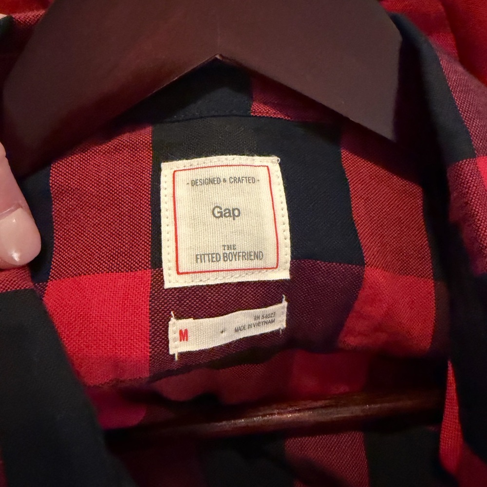 Women’s Red and Black Top - Picture 6 of 6
